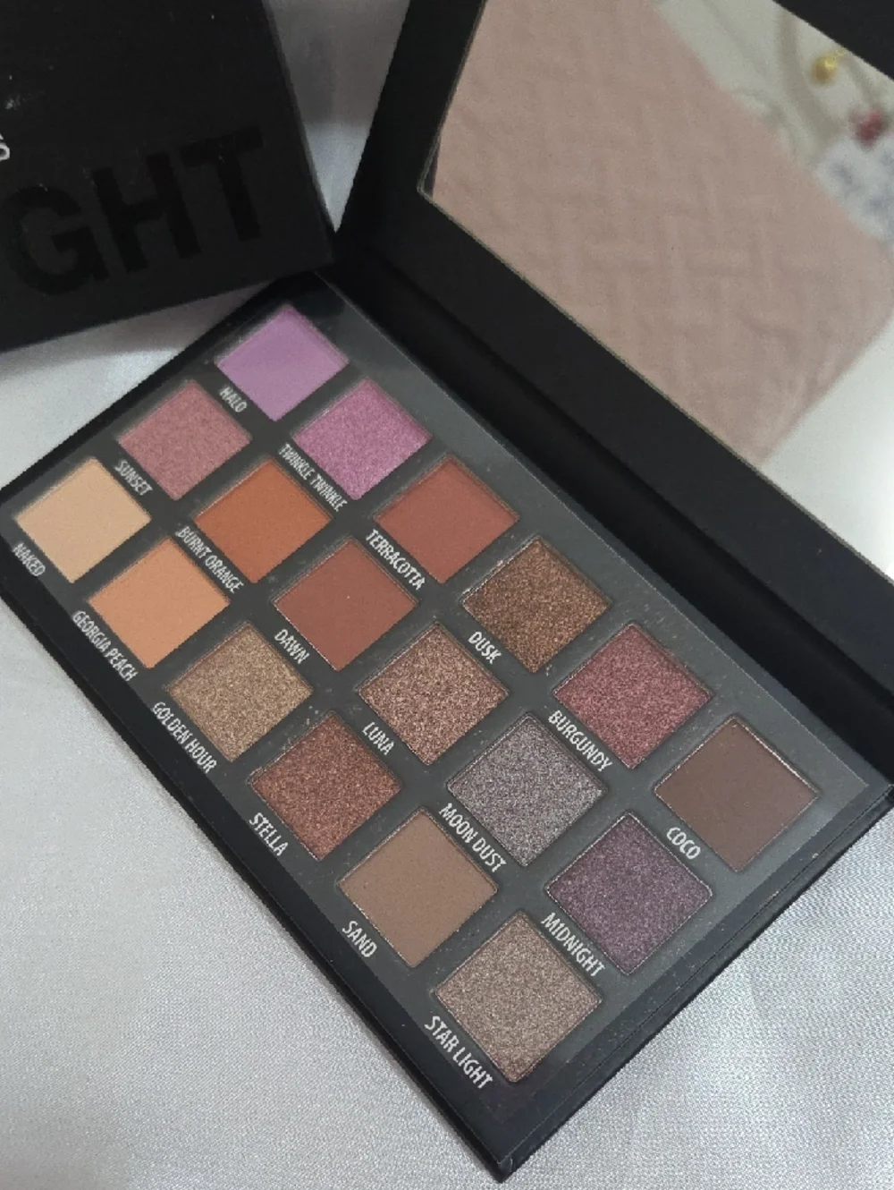KAB Cosmetics Day + Night Neutral & Warm Eyeshadow Palette